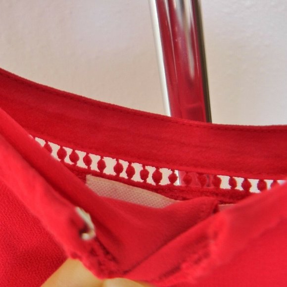 NWT Tory Burch Silk Ruffled Hem Sleeveless Top– Chic Blouse for Any Occasion - Picture 9 of 9